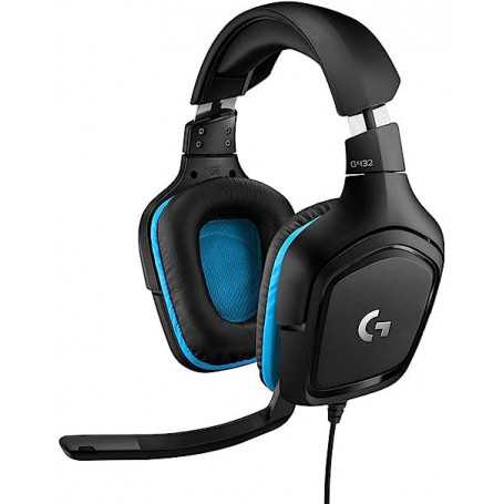 Wired Gaming Headset Logitech G432 with 71 Surround Sound and Flip-to-Mute Microphone(Refurbished)