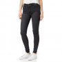 Jean Super Skinny Taille Haute Femme Fumé (Noir)(Reconditionné)