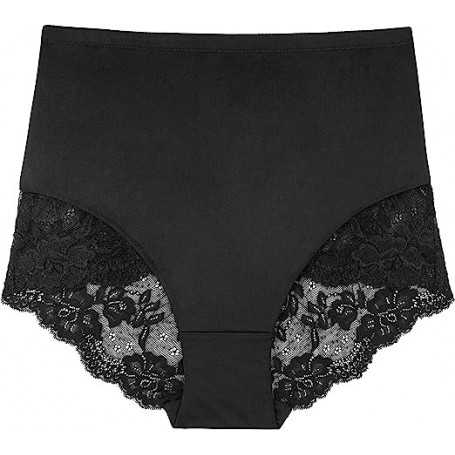 Miederslip Dorina Damen BRIGITTE D17005A, plain black, size 38 (Refurbished)