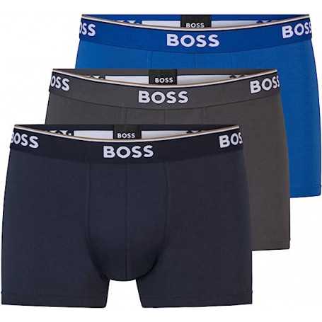 BOSS Power men's boxers, 3 pack, open blue, size M (Refurbished)