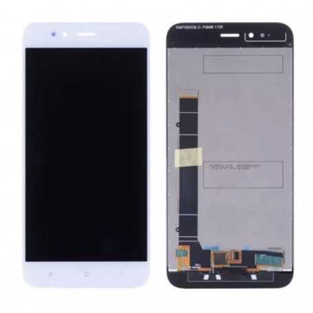 Ecran Xiaomi Mi A1 Blanc Vitre Tactile + LCD