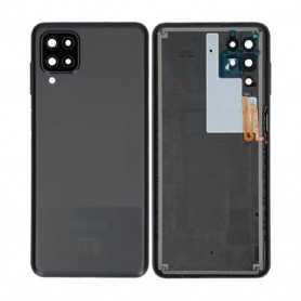 Back Glass Samsung Galaxy A12 (A125F) Black (Original Disassembled) - Grade A