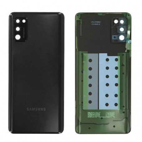 Back Glass Samsung Galaxy A41 (A415F) Without Bezel Lens Black (Original Disassembled) - Grade AB