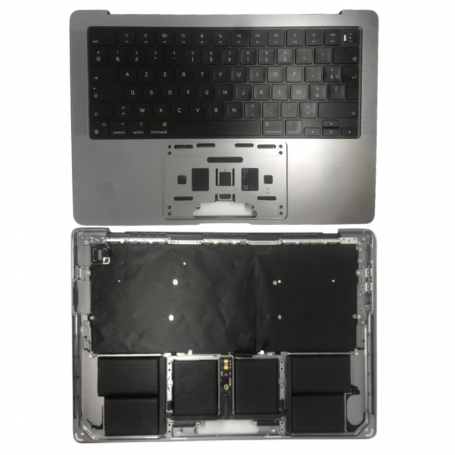 Complete Top Case Apple MacBook Pro 13" Space Gray A1990 Top Case - Battery - Grade AB