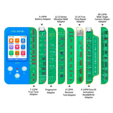 Programmeur de Réparation JCID-V1SE Face ID / Batterie / True Tone / Caméra pour iPhone 7 - 14 Pro Max (JCID)