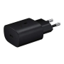 Fast Ultra Type C Power Adapter 25W - Samsung EP-TA800EBE - Black (BULK)