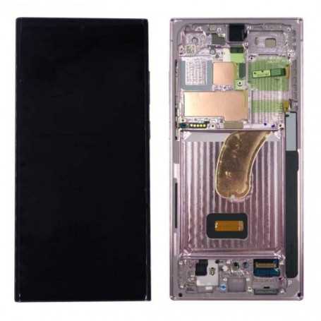 Ecran Samsung Galaxy S23 Ultra 5G (S918) Violet + Châssis (Service Pack)