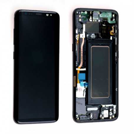 Écran complet Samsung Galaxy S8 (G950F) Noir Carbone ( LCD + Tactile + Châssis )