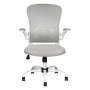 Chaise de Bureau Confort - Blanc et Gris