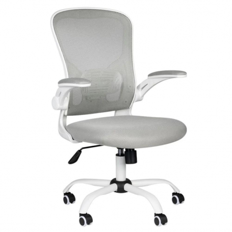 Comfort Office Chair - White and Gray