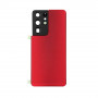 Rear Glass Samsung Galaxy S21 Ultra 5G (G998B) Red (No Logo)