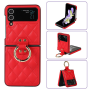 Protective Case - Samsung Galaxy Z Flip 4 - Red Quilted Effect