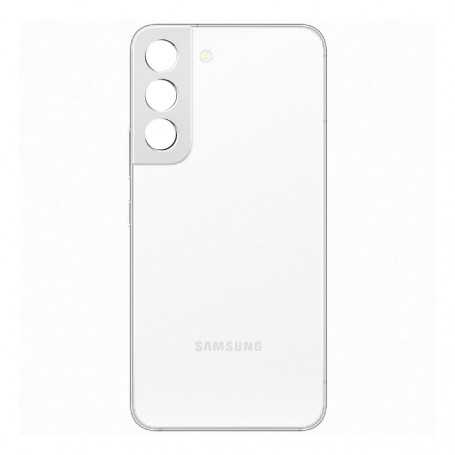 Vitre arrière Samsung Galaxy S22 5G (S901B) Blanc (Original Démonté) - Comme Neuf