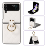 Protective Case - Samsung Galaxy Z Flip 4 - White Quilted Effect