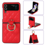 Protective Case - Samsung Galaxy Z Flip 3 - Quilted Red Matte Effect