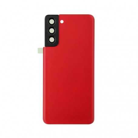 Rear Glass for Samsung Galaxy S22 5G (S901B) Red (No Logo)