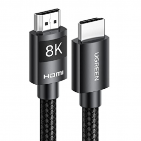 Câble Nylon Tressé USB vers Lightning LinQ Gris - Longueur 1.5m - Français