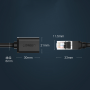 Câble Ethernet RJ45 Mâle / Femelle - UGREEN 11278 - 0.5M Noir