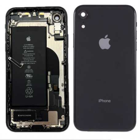 Rear Frame iPhone XR with Black Battery (Original Disassembled) - Grade B