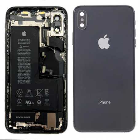 Back Cover Housing iPhone XS Black with Battery (Original Disassembled) - Grade A