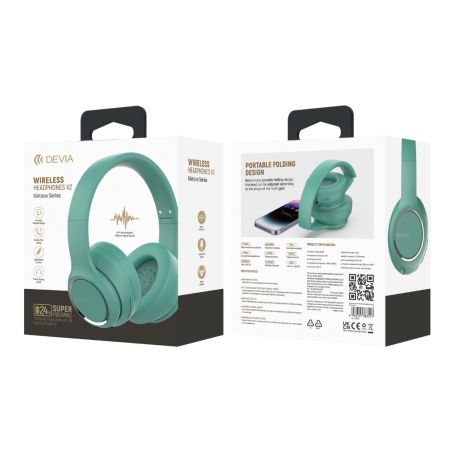 Wireless Headset V2 - Devia Kinton Series - Green