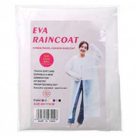 Raincoat Adult Thick White Waterproof 68x115CM
