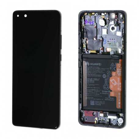 Ecran Huawei P40 Pro Or Sur Châssis + Batterie (Service Pack)