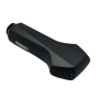 Cigarette Lighter Charger - Pixika 142892 - 2 USB Ports - Black