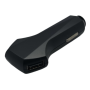 Cigarette Lighter Charger - Pixika 142892 - 2 USB Ports - Black