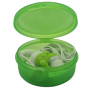 3.5mm Jack Wired Earphones - Pixika - In-Ear with Storage Box - Green