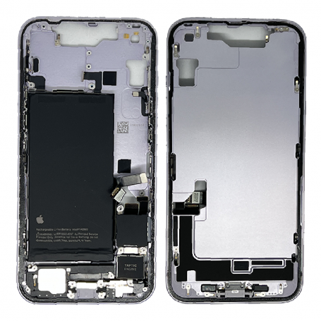 Rear Frame iPhone 14 Plus Without Back Glass With Battery Purple (Original Disassembled) - Grade A