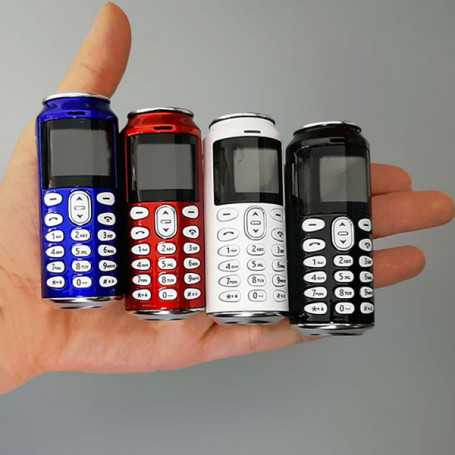 Mini Téléphone Portable BM666 Dual SIM 600mAh Bleu