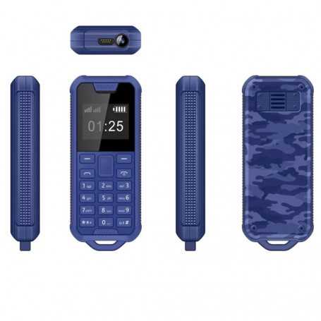Mini téléphone portable BM800 Bleu