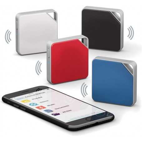 Petit Disque Dur Portable Sans Fil Pixika PXK Air Disk - 142872 64 Go Noir Argent