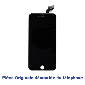Ecran iPhone 6S Plus Blanc/Noir Démonté du Téléphone - LCD RETINA ORIGINAL + Vitre Tactile sur Chassis (Démonté)
