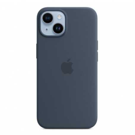 Coque en Silicone avec MagSafe iPhone 14 Bleu (Apple)