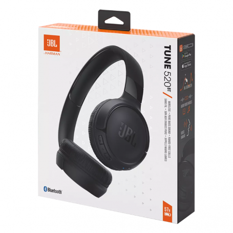 Casque Bluetooth JBL Tune 520BT - Noir