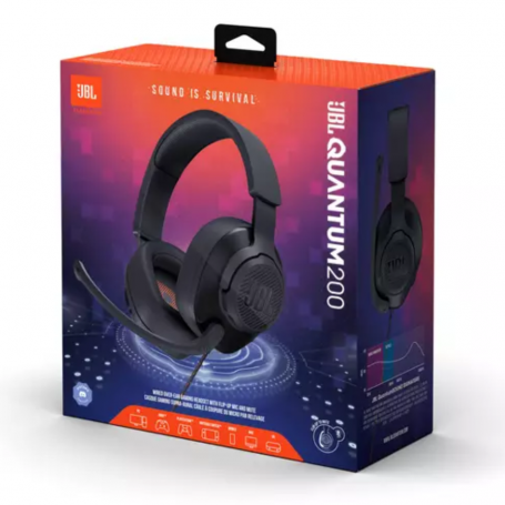 Casque Gaming JBL Quantum 200 - Noir