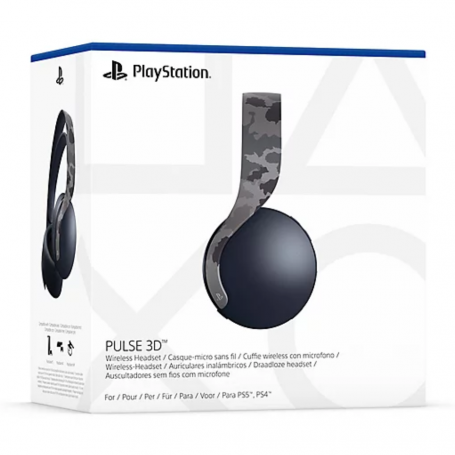Wireless Headset SONY PULSE 3D for PS5 - Gray Camouflage
