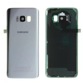 Back Glass - Vitre arrière Samsung Galaxy S8 Plus (G955F) Argent (Service Pack) - GH82-14015B, wholesale price