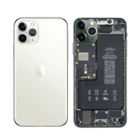 Back Cover Housing iPhone 11 Pro White - Charging Connector Battery (Original Dismantled) Grade B