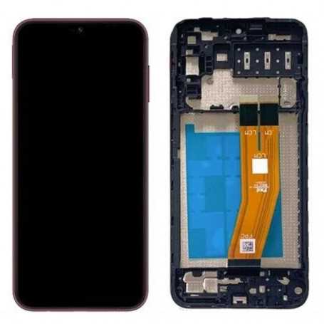 Écran, Display - Ecran Samsung Galaxy A14 4G (A145P/A145R) Noir + Châssis (Service Pack) - GH81-23540A/23541A, prix de gros.