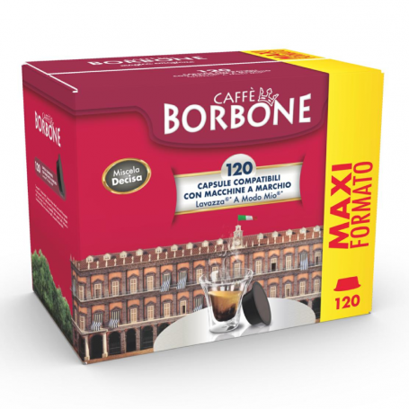 Coffee Capsules Borbone - Noir compatible with Lavazza A Modo Mio - 120pcs