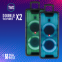 Enceinte Bluetooth NGS Wild Rave 2 avec microphone 300W - Noir