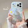 Protective case with delicate flower patterns and flower-shaped necklaces (Mayline)
