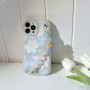 Protective case with delicate flower patterns and flower-shaped necklaces (Mayline)