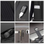 Sac pour Ordinateur Portable - Oumantu - 15,6 Pouces - Noir - avec USB Charging Port
