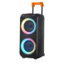 Outdoor Dual Speaker Enclosure with Colorful LED Lighting - 8 Inches 40W