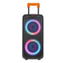 Outdoor Dual Speaker Enclosure with Colorful LED Lighting - 8 Inches 40W