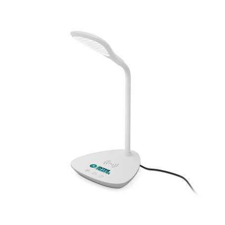 Lampe de Bureau avec chargeur à induction Pixika 10W - 142884 - Blanc